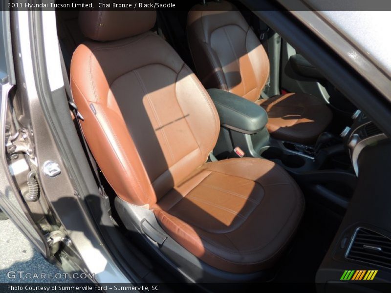 Chai Bronze / Black/Saddle 2011 Hyundai Tucson Limited