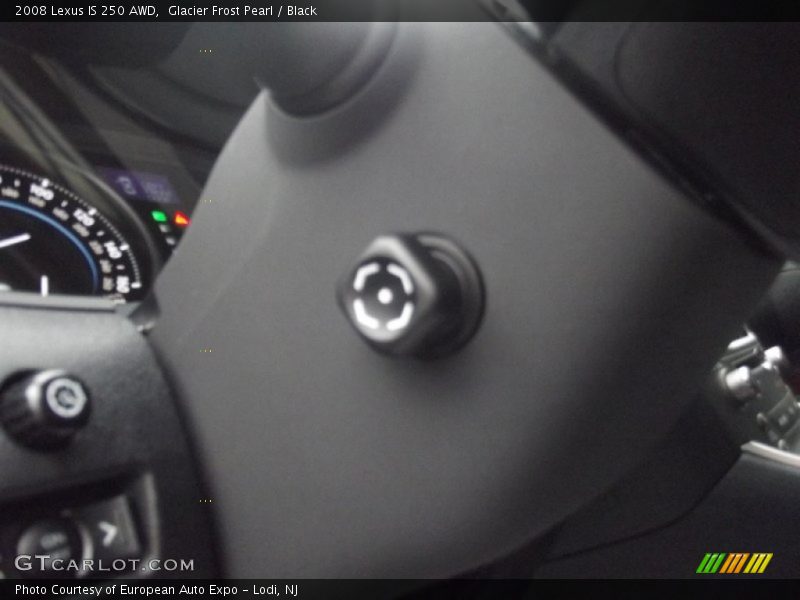 Glacier Frost Pearl / Black 2008 Lexus IS 250 AWD