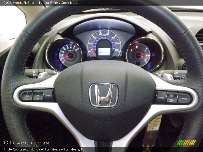 Taffeta White / Sport Black 2013 Honda Fit Sport