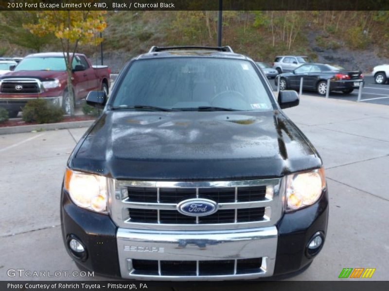 Black / Charcoal Black 2010 Ford Escape Limited V6 4WD