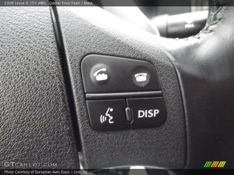 Glacier Frost Pearl / Black 2008 Lexus IS 250 AWD