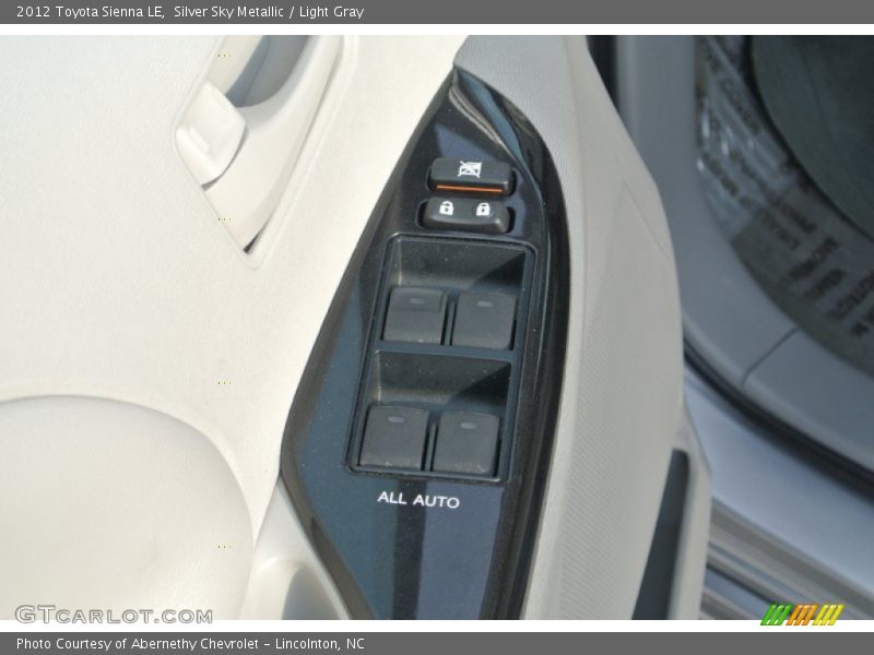 Silver Sky Metallic / Light Gray 2012 Toyota Sienna LE