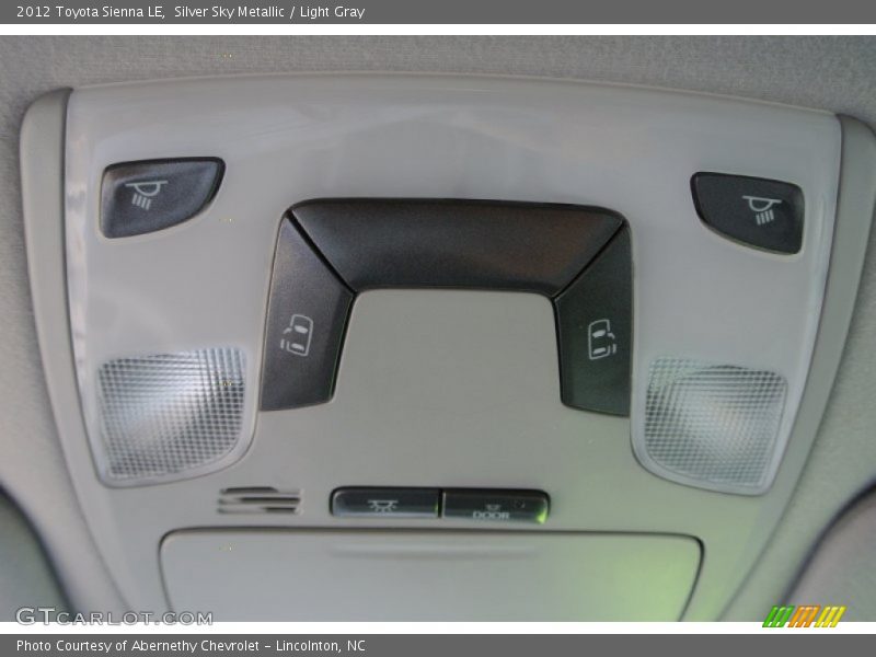 Silver Sky Metallic / Light Gray 2012 Toyota Sienna LE