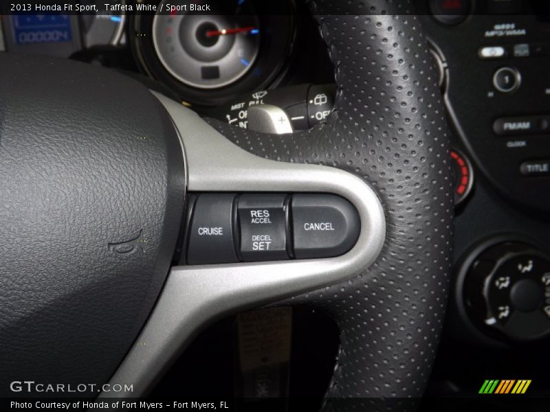 Taffeta White / Sport Black 2013 Honda Fit Sport