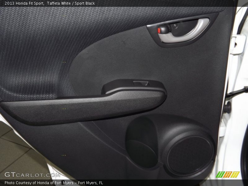 Taffeta White / Sport Black 2013 Honda Fit Sport