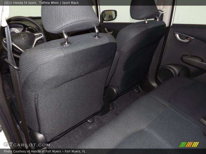 Taffeta White / Sport Black 2013 Honda Fit Sport