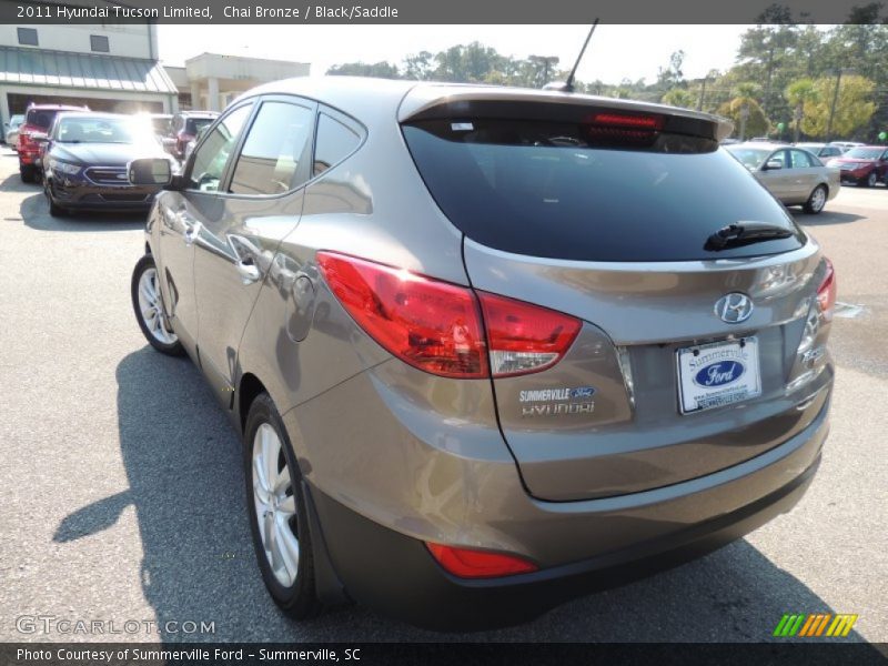Chai Bronze / Black/Saddle 2011 Hyundai Tucson Limited