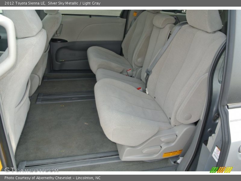 Silver Sky Metallic / Light Gray 2012 Toyota Sienna LE