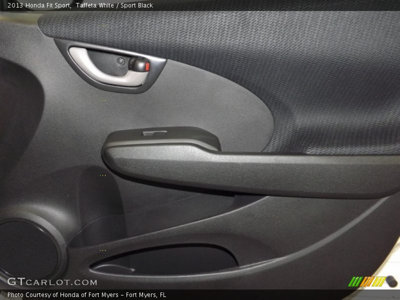 Taffeta White / Sport Black 2013 Honda Fit Sport