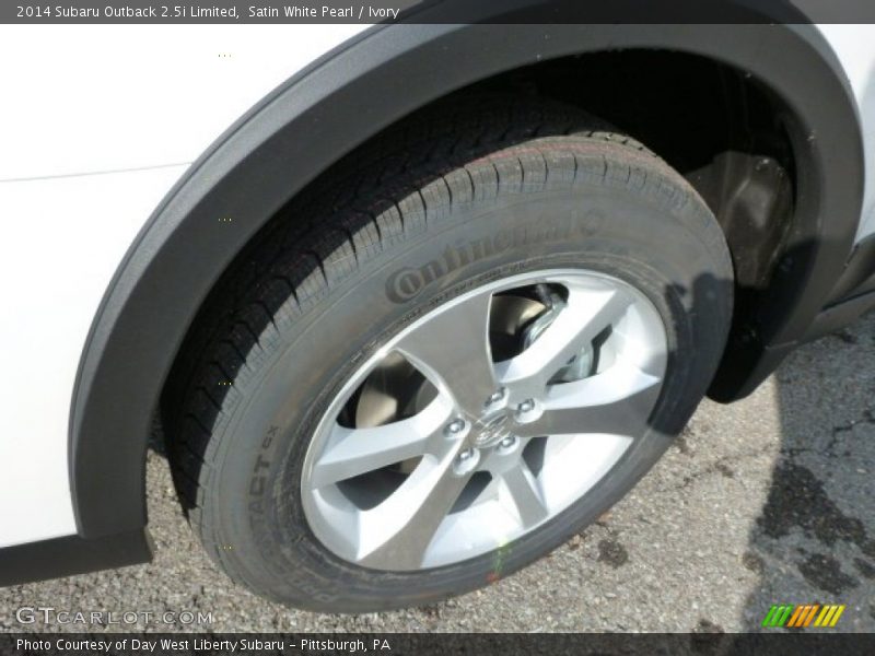 Satin White Pearl / Ivory 2014 Subaru Outback 2.5i Limited