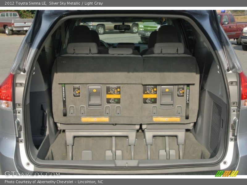 Silver Sky Metallic / Light Gray 2012 Toyota Sienna LE