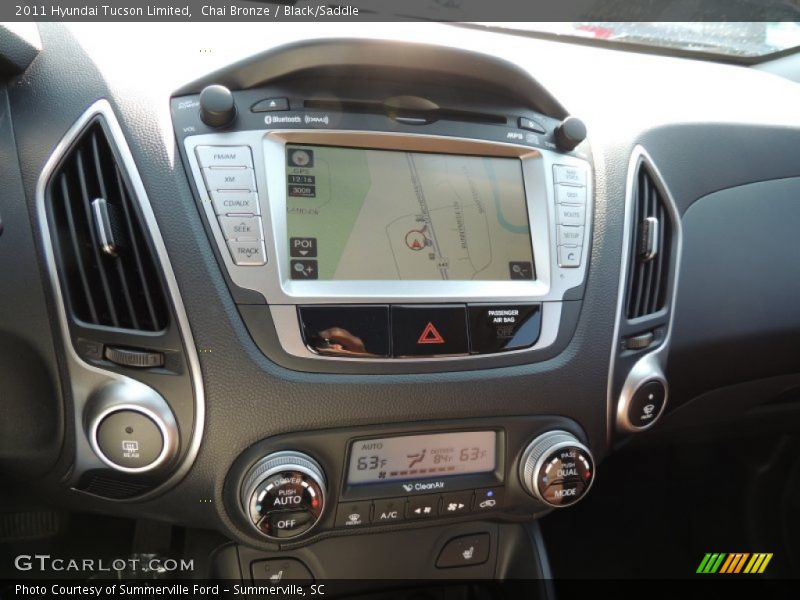Chai Bronze / Black/Saddle 2011 Hyundai Tucson Limited