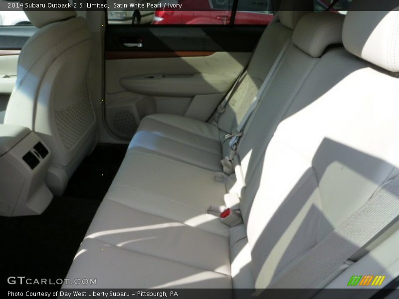 Satin White Pearl / Ivory 2014 Subaru Outback 2.5i Limited