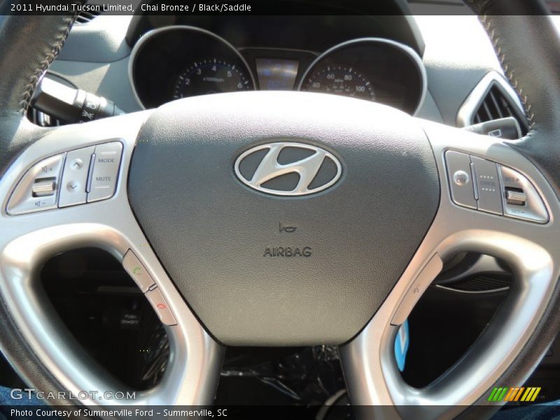 Chai Bronze / Black/Saddle 2011 Hyundai Tucson Limited