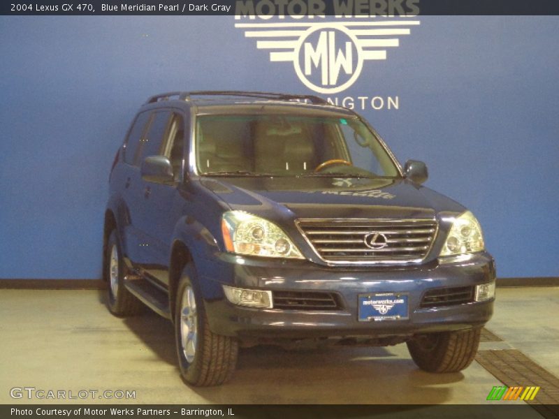 Blue Meridian Pearl / Dark Gray 2004 Lexus GX 470