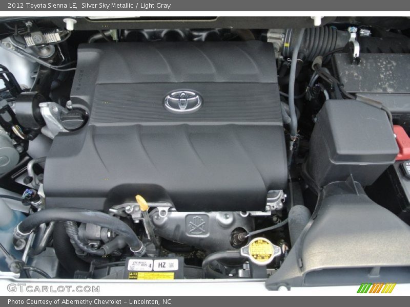 Silver Sky Metallic / Light Gray 2012 Toyota Sienna LE