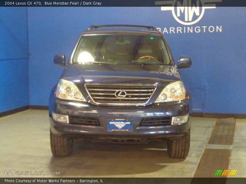 Blue Meridian Pearl / Dark Gray 2004 Lexus GX 470