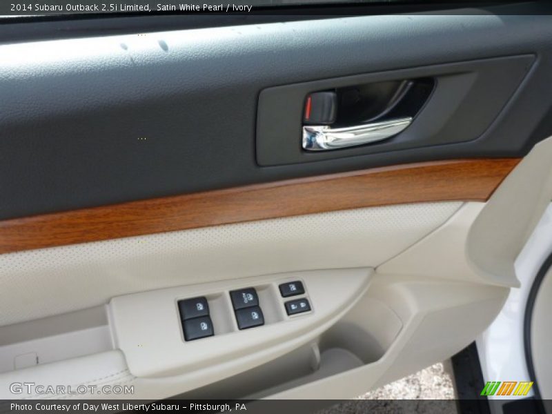 Satin White Pearl / Ivory 2014 Subaru Outback 2.5i Limited