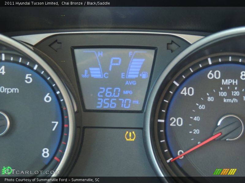 Chai Bronze / Black/Saddle 2011 Hyundai Tucson Limited