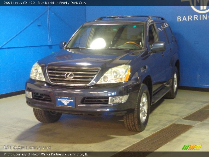 Blue Meridian Pearl / Dark Gray 2004 Lexus GX 470