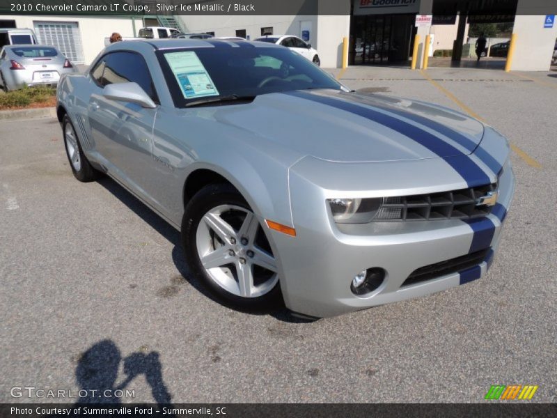 Silver Ice Metallic / Black 2010 Chevrolet Camaro LT Coupe