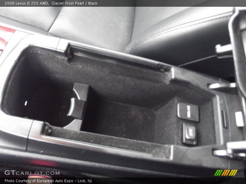 Glacier Frost Pearl / Black 2008 Lexus IS 250 AWD