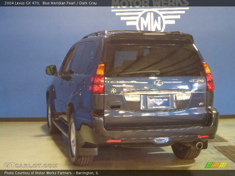 Blue Meridian Pearl / Dark Gray 2004 Lexus GX 470