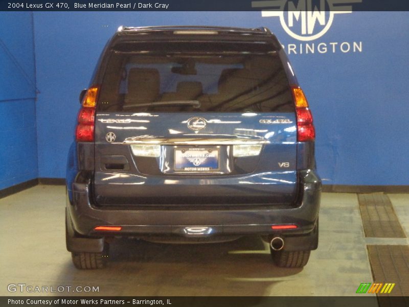 Blue Meridian Pearl / Dark Gray 2004 Lexus GX 470