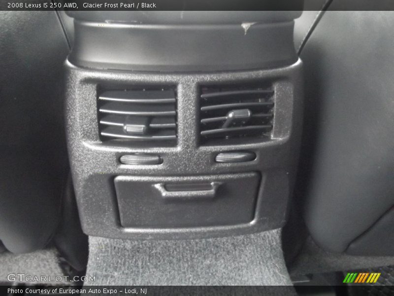 Glacier Frost Pearl / Black 2008 Lexus IS 250 AWD