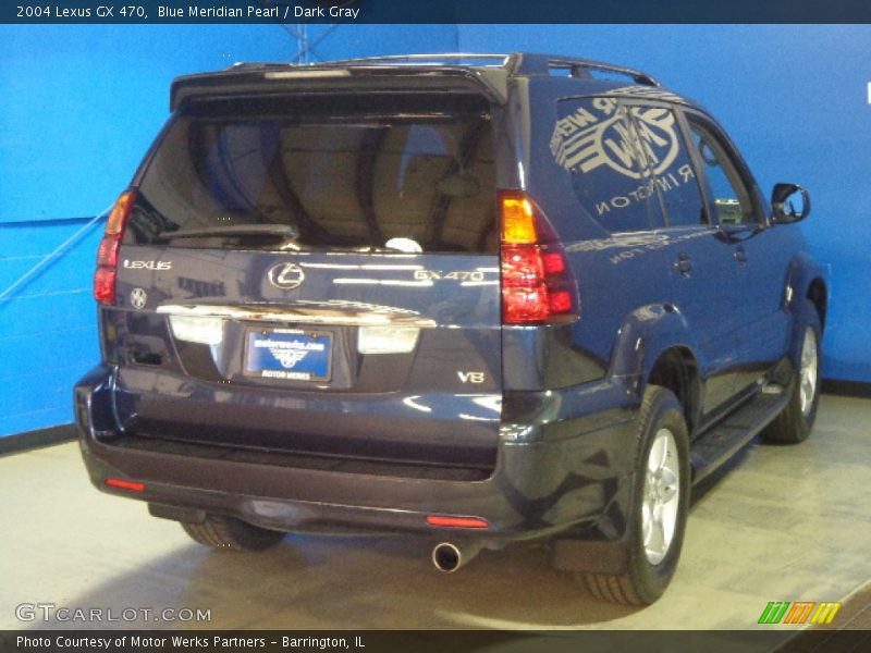 Blue Meridian Pearl / Dark Gray 2004 Lexus GX 470