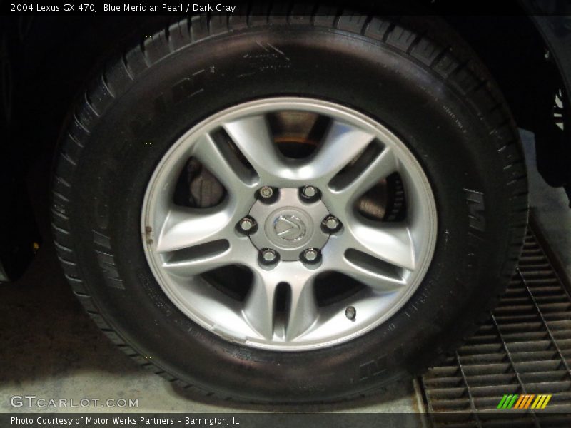 Blue Meridian Pearl / Dark Gray 2004 Lexus GX 470
