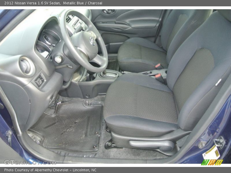 Metallic Blue / Charcoal 2012 Nissan Versa 1.6 SV Sedan