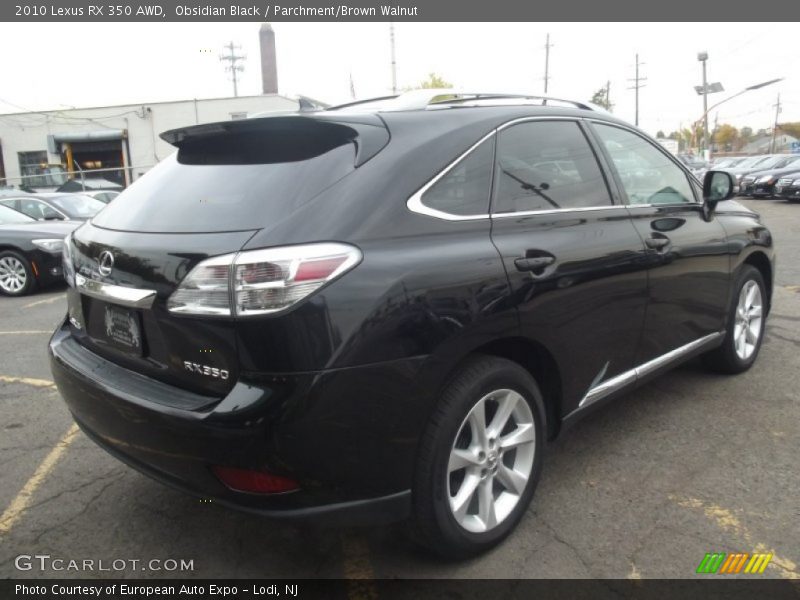 Obsidian Black / Parchment/Brown Walnut 2010 Lexus RX 350 AWD