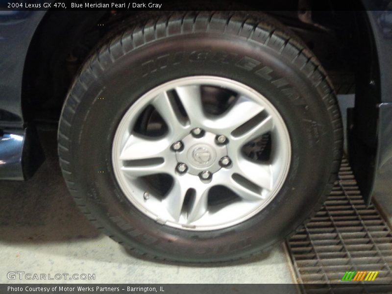 Blue Meridian Pearl / Dark Gray 2004 Lexus GX 470