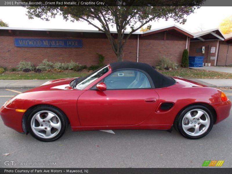 Orient Red Metallic / Graphite Grey 2001 Porsche Boxster