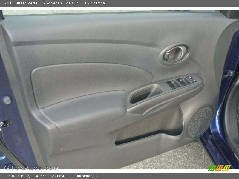 Metallic Blue / Charcoal 2012 Nissan Versa 1.6 SV Sedan