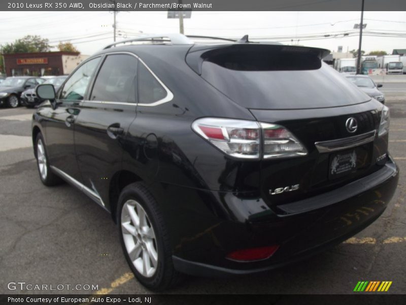 Obsidian Black / Parchment/Brown Walnut 2010 Lexus RX 350 AWD