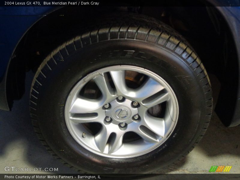 Blue Meridian Pearl / Dark Gray 2004 Lexus GX 470