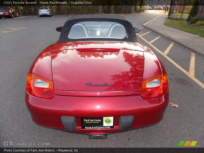 Orient Red Metallic / Graphite Grey 2001 Porsche Boxster