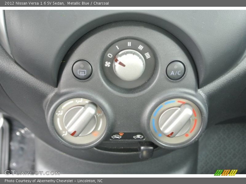 Metallic Blue / Charcoal 2012 Nissan Versa 1.6 SV Sedan