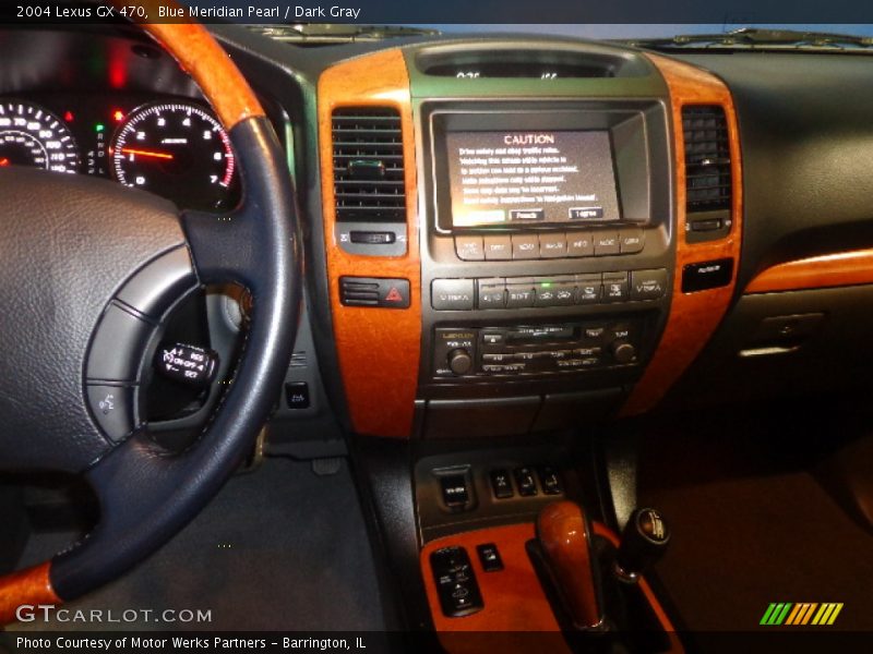 Blue Meridian Pearl / Dark Gray 2004 Lexus GX 470
