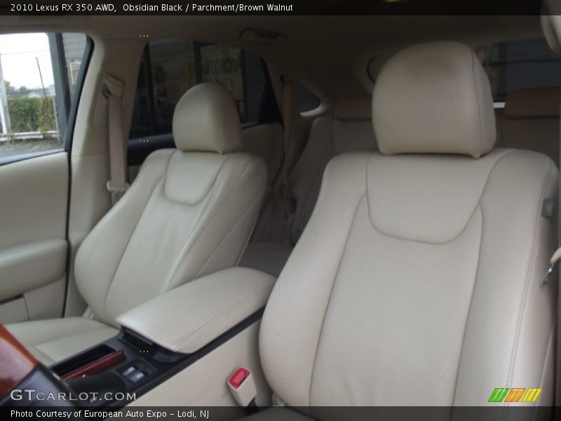 Obsidian Black / Parchment/Brown Walnut 2010 Lexus RX 350 AWD