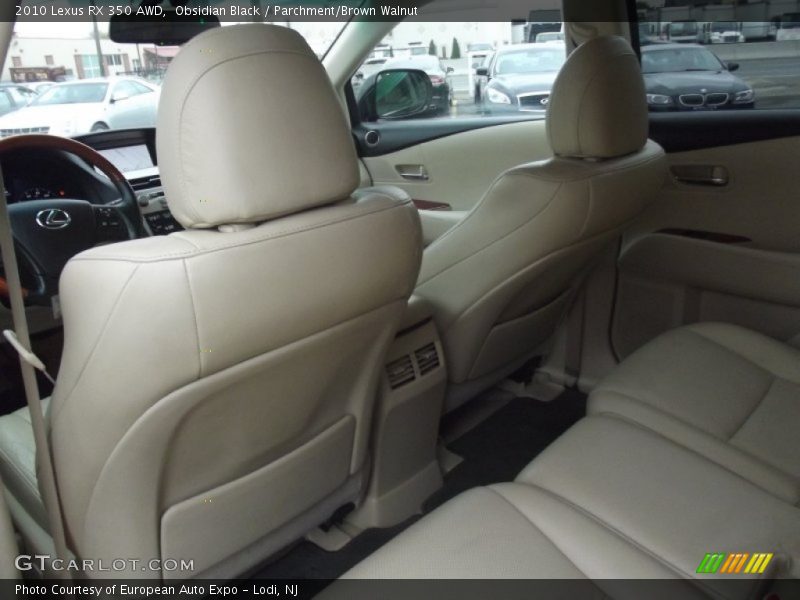 Obsidian Black / Parchment/Brown Walnut 2010 Lexus RX 350 AWD