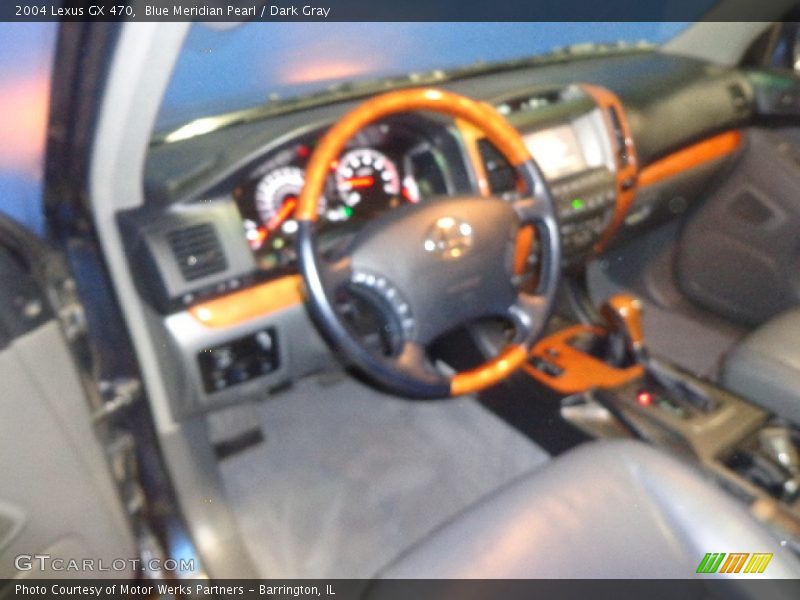 Blue Meridian Pearl / Dark Gray 2004 Lexus GX 470