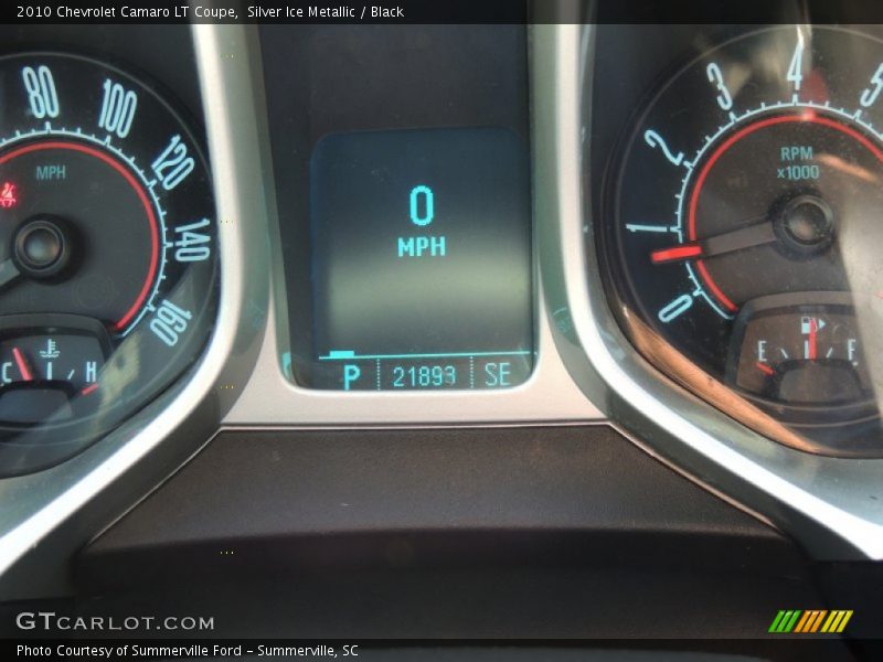 Silver Ice Metallic / Black 2010 Chevrolet Camaro LT Coupe