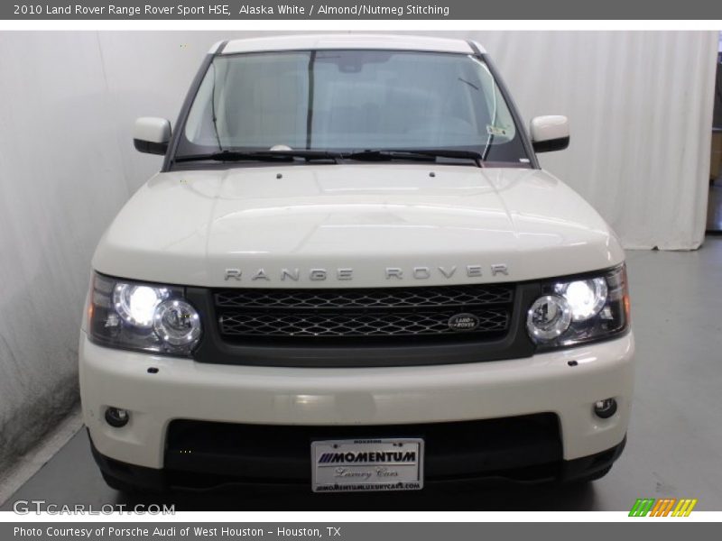 Alaska White / Almond/Nutmeg Stitching 2010 Land Rover Range Rover Sport HSE