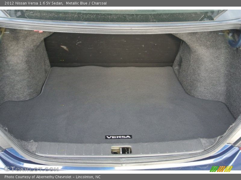 Metallic Blue / Charcoal 2012 Nissan Versa 1.6 SV Sedan