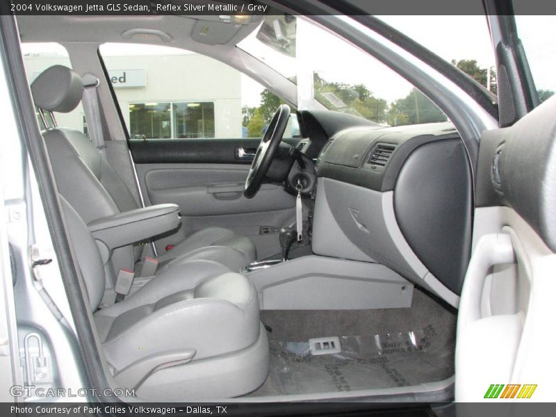 Reflex Silver Metallic / Grey 2004 Volkswagen Jetta GLS Sedan