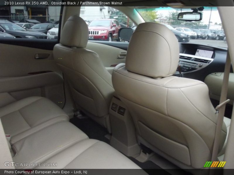 Obsidian Black / Parchment/Brown Walnut 2010 Lexus RX 350 AWD