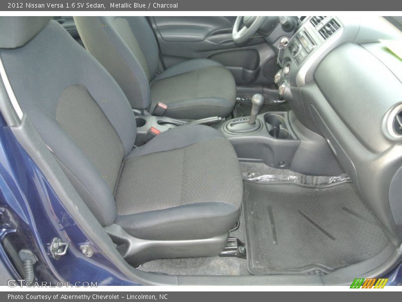 Metallic Blue / Charcoal 2012 Nissan Versa 1.6 SV Sedan